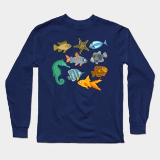 Tropical Fish Long Sleeve T-Shirt